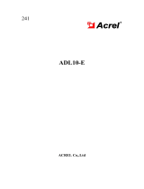 Acrel ADL10-E User manual