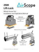 AirScape 2500 Lift User manual