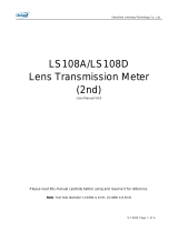 Linshang LS108A/LS108D Lens Transmission Meter (2nd) User manual