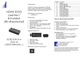 Apantac EDID-EW-H-II User manual