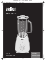 Braun MX 2050 User manual