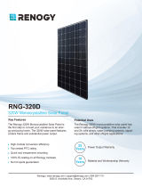 Renogy RNG-320D User manual