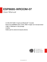 Espressif ESP8685­-WROOM-07 2.4 GHz Wi­Fi and Bluetooth 5 Module User manual