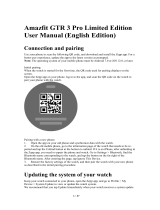 Amazfit GTR 3 Pro User manual