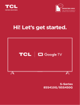 TCL 85S450G User manual