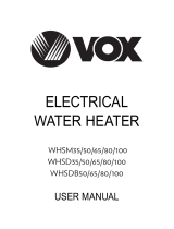 Vox WHSM35-50-65-80-100 User manual