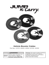 Jump-N-Carry JUMP n Carry 410122 Vehicle Booster Cables User manual