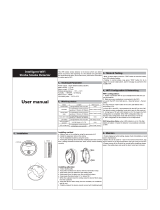 SZ Intelligent WiFi Strobe Smoker Detector User manual