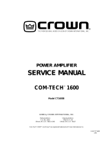 Crown Com-Tech CT-1600 User manual