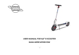 NASA MERCURY85-10W 8.5 Inch Electric Scooter User manual