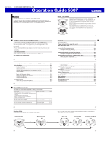 Casio Watch User guide