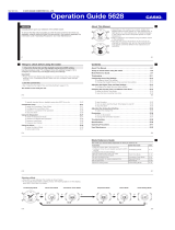 Casio BGA-320 User guide