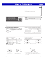 Casio Wrist Watch User guide