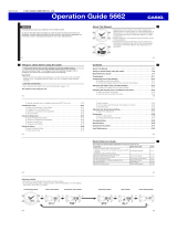 Casio BGA-280 Owner's manual