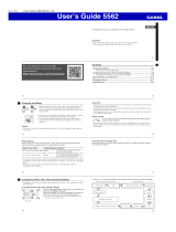 Casio GSG-100 User guide