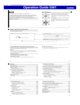 Casio GWG-100GB User guide