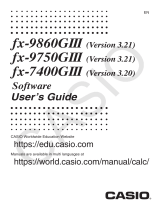 Casio fx-7400GIII User guide