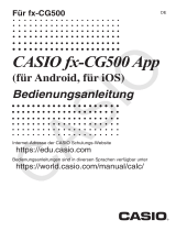 Casio fx-CG500 App User manual