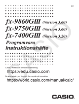 Casio fx-9750GIIIUPD User manual