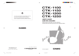 Casio CTK-1300 Owner's manual