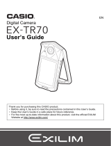Casio EX-TR600 User manual