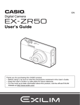 Casio EX-ZR50 User manual