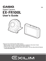 Casio EX-FR100 User manual
