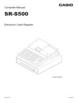 Casio SR-S500 User manual