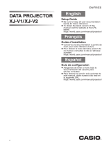 Casio XJ-V1, XJ-V2 User manual