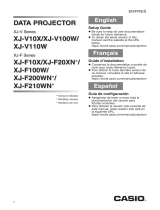 Casio XJ-F10X, XJ-F20XN, XJ-F100W, XJ-F200WN, XJ-F210WN User manual