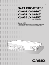 Casio XJ-A141 User manual