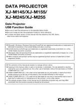 Casio XJ-A146 User manual