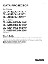 Casio Casio XJ-A247 User manual