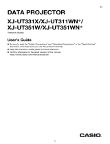 Casio XJ-UT311WN User manual