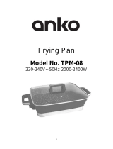 Kmart TPM-08 Electric Non Stick Fry Pan User manual