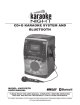 Kmart Cd+G Karaoke System And Bluetooth User manual