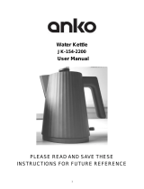 ANKO Water Kettle User manual