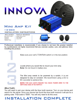 Innova 13-003 Mini Amp Kit User manual