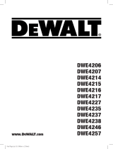 DeWalt DWE4206 Electric Angle Grinder User manual