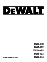 DeWalt DWE490 User manual