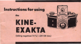 Exakta Kine-Exacta 1935 User manual