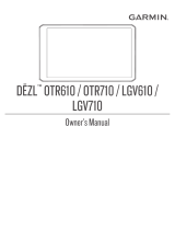 Garmin Dezl OTR-610 User manual