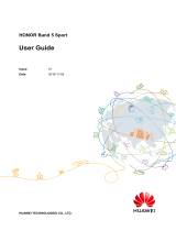 Honor Band 5 Sport User manual