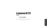 Lenovo K13 Pro User manual