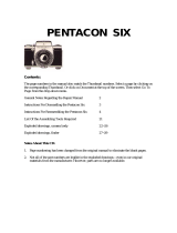 Pentacon Six User manual