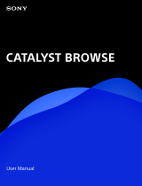 Sony Catalyst Browse 2023 User manual