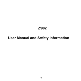 ZTE Blade Z Max User manual