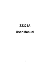 ZTE Z2321 A User manual