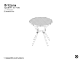 Target Britanna 3 Piece Bistro Set – Table Assembly Instructions