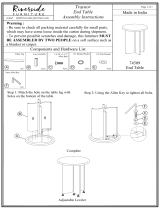 Riverside Furniture 74509 Assembly Instructions